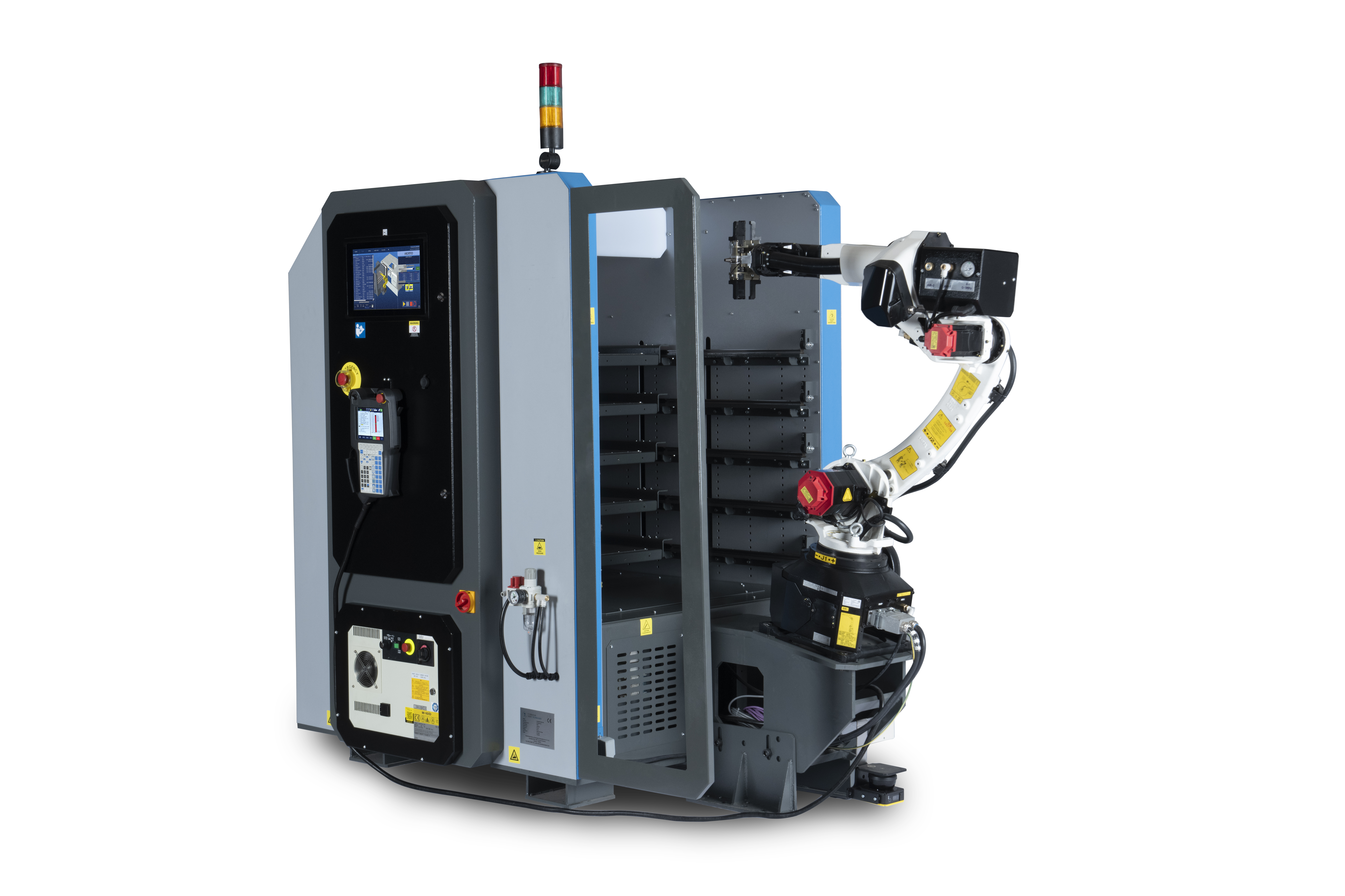 Tezmaksan CubeBOX Blues DR — Celule robotizate de deservire CNC
