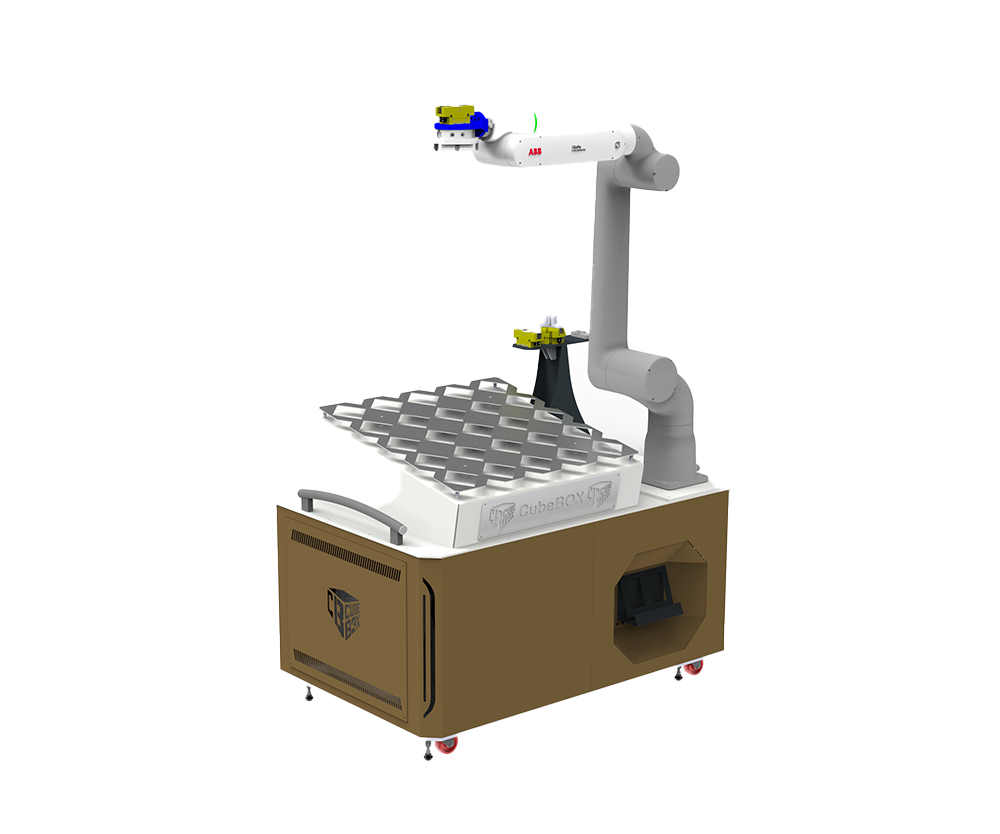 Tezmaksan CubeBOX EcoLEAN (V1 / V2) — Celule robotizate de deservire CNC