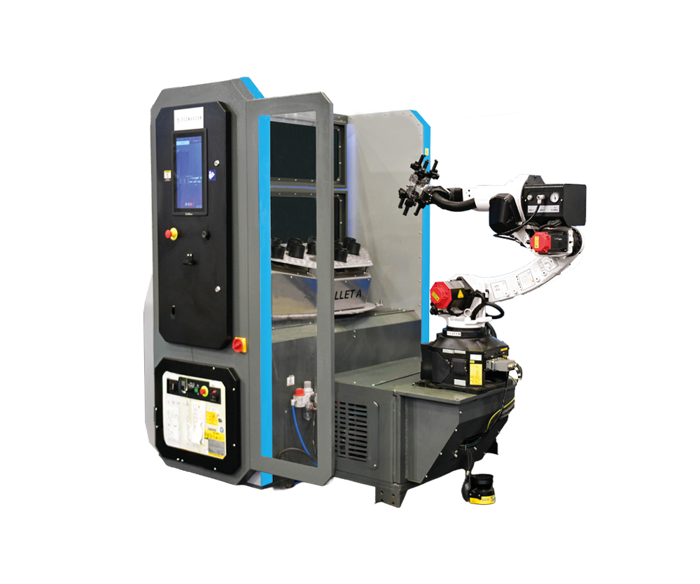 Tezmaksan CubeBOX Blues RT — Celule robotizate de deservire CNC